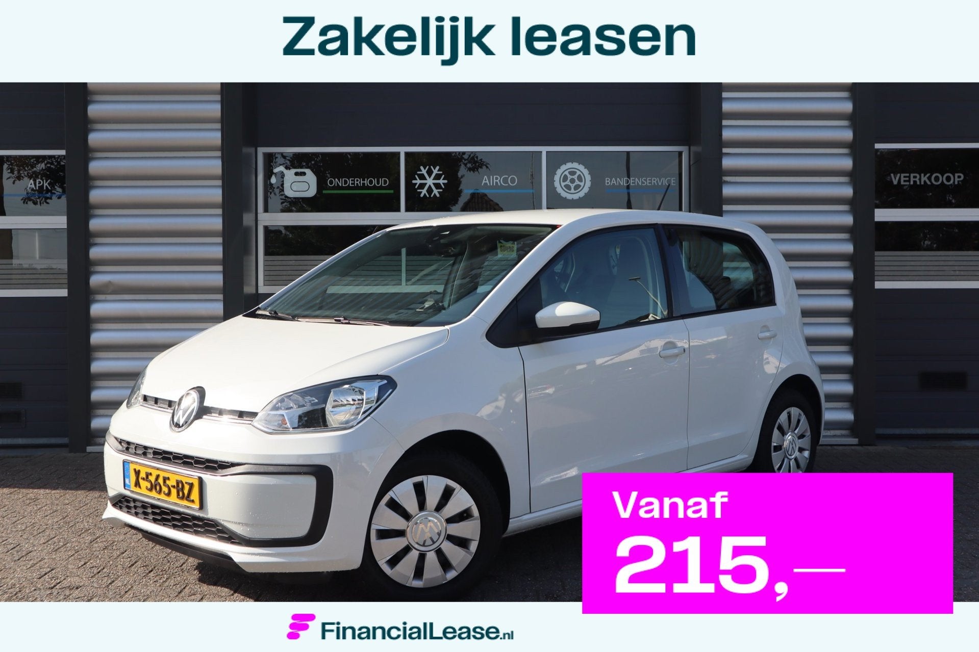 Volkswagen Up! 1.0, Stof, Gebruikt, 4 stoelen, Origineel Nederlands