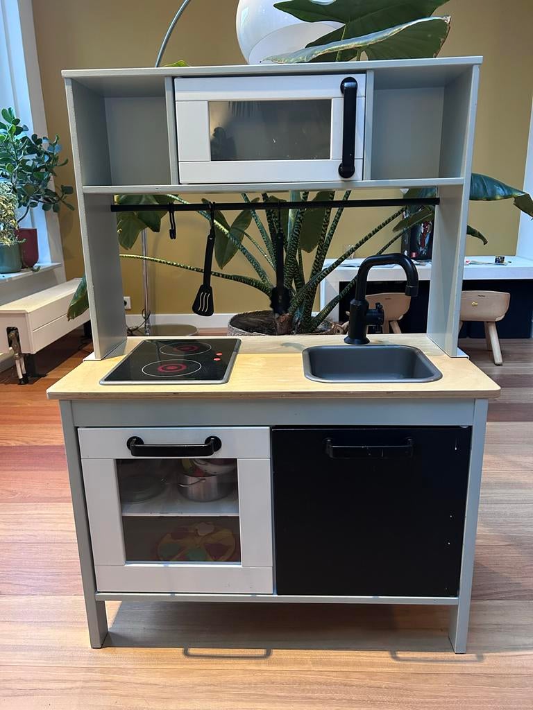 IKEA Duktig speelkeukentje, zelf gepimpt, Ophalen, Zo goed als nieuw, Hout, Speelkeuken