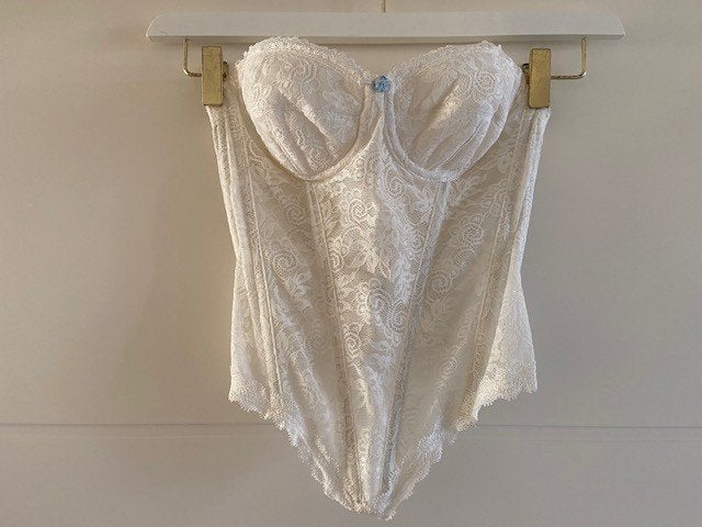 Only You By BonBini Korset Kant Strapless Maat 70B, Only You By BonBini, Ophalen of Verzenden, Wit, Body of Korset