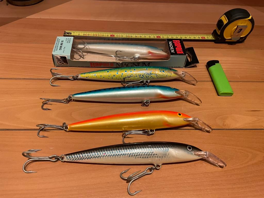 Rapala Magnum 18SM Mag Floating vijf stuks., Ophalen of Verzenden, Zo goed als nieuw, Overige typen