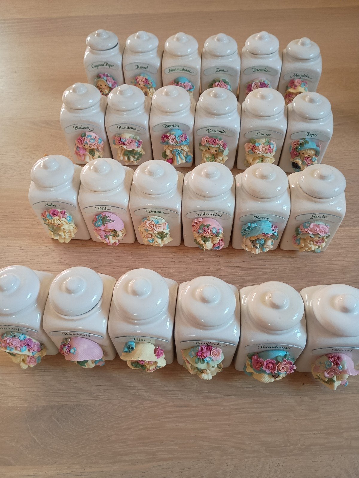 Goldina Art-Collection Tjitske van Nus Kruidenpotjes, Ophalen of Verzenden, Zo goed als nieuw, Overige typen