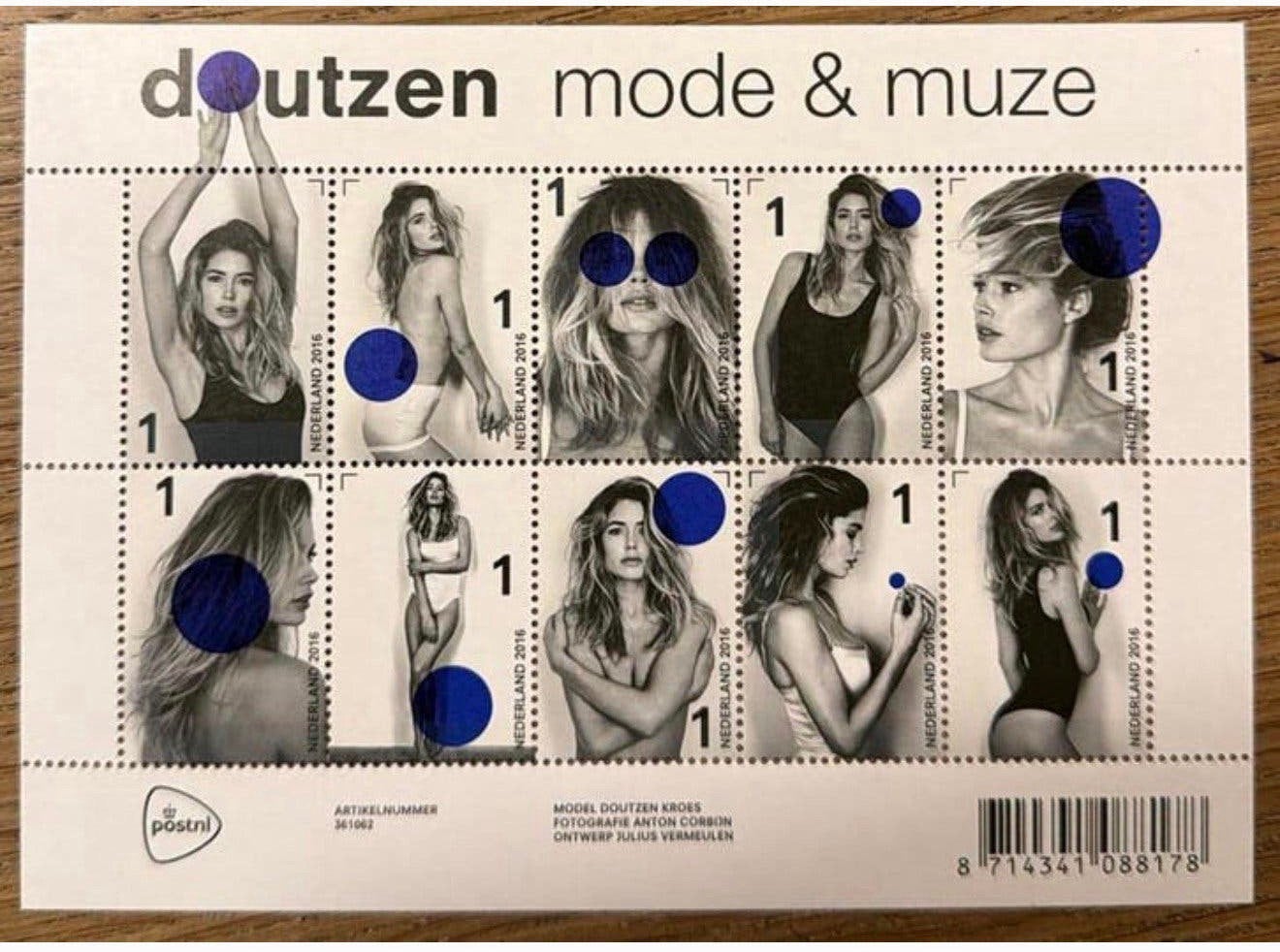 * postzegels pf. Doutzen Kroes, Postzegels en Munten, Ophalen of Verzenden, Na 1940, Postfris