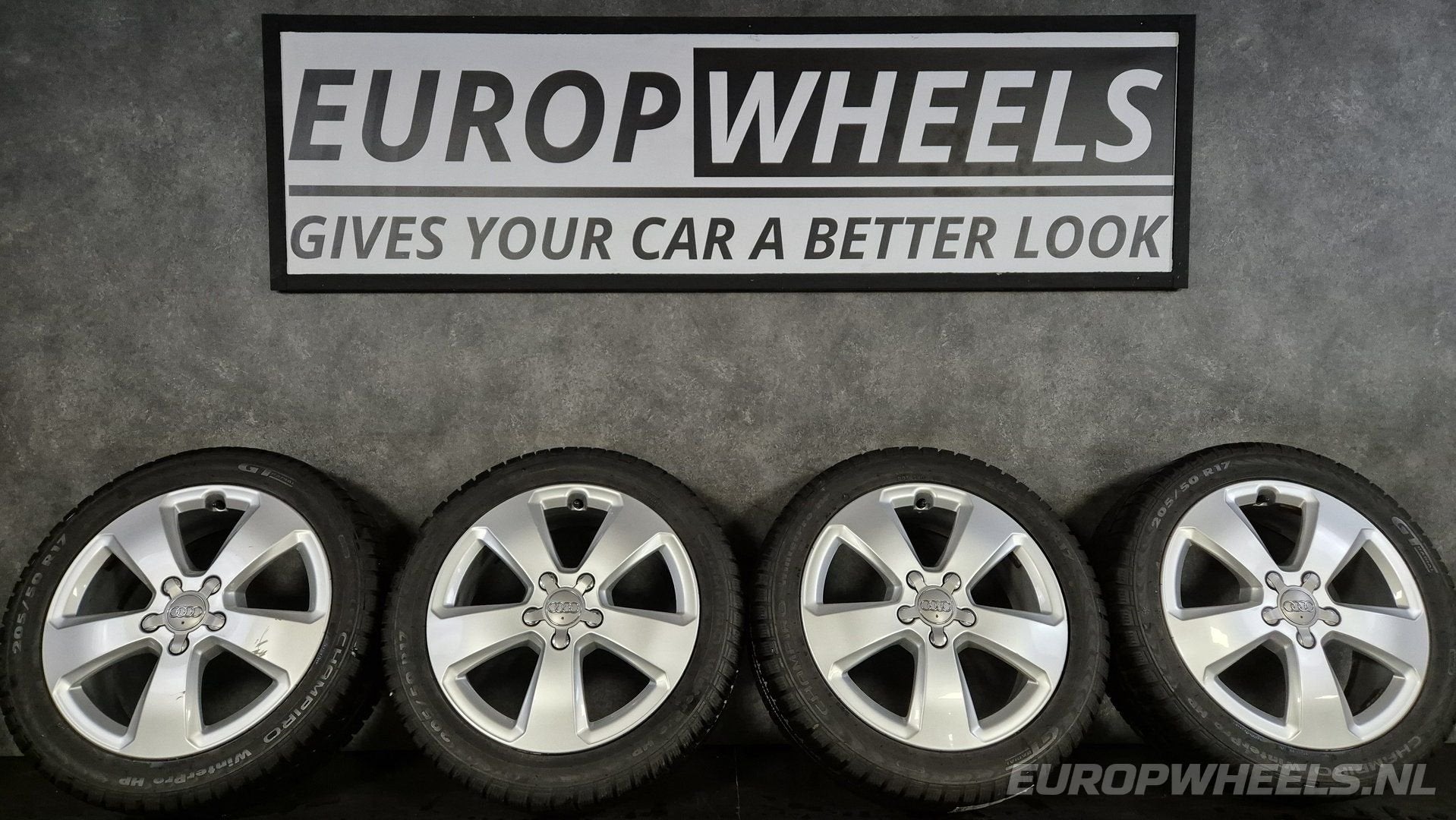 17 inch Audi A3 velgen winterbanden VW Golf Caddy, Auto-onderdelen, Gebruikt, -, -, Banden en Velgen