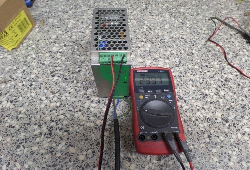 DIN-Rail Voeding, PHOENIX CONTACT, QUINT 24VDC/5A-(#9164), Ophalen of Verzenden, Gebruikt