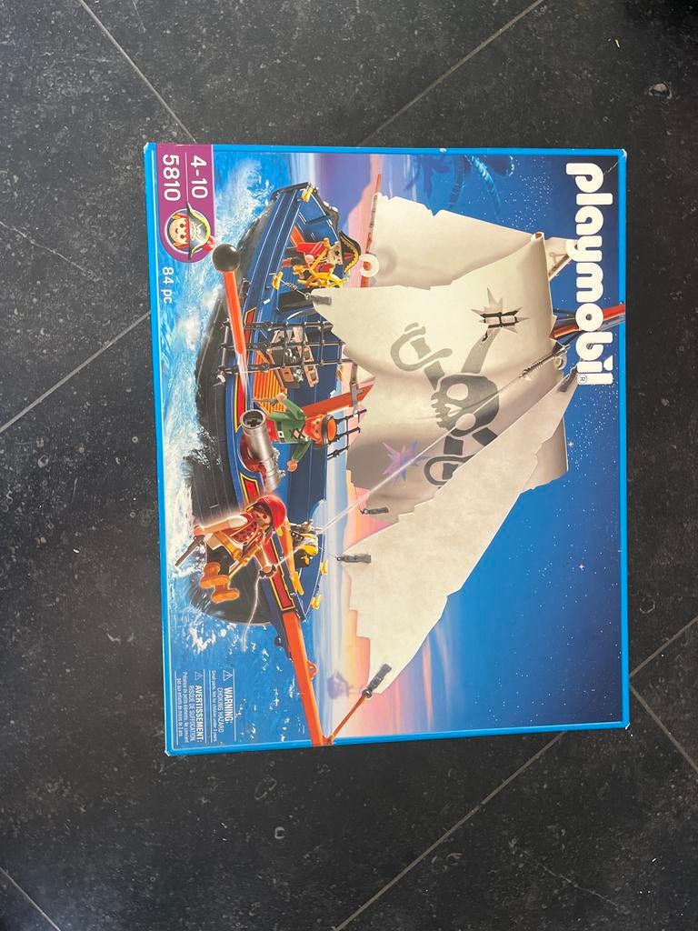 Playmobil Piratenschip 5810 - Complete set, Ophalen, Gebruikt, Complete set