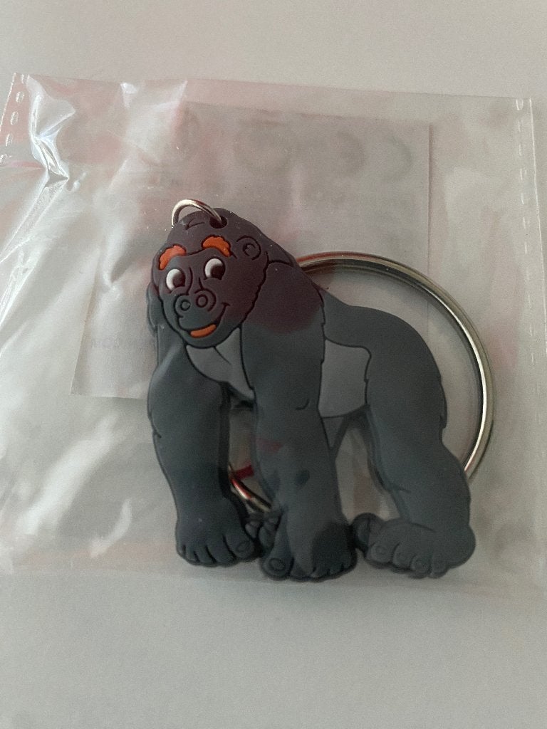 Gorilla sleutelhanger - Nieuw in verpakking, Ophalen of Verzenden, Nieuw, Dier of Natuur