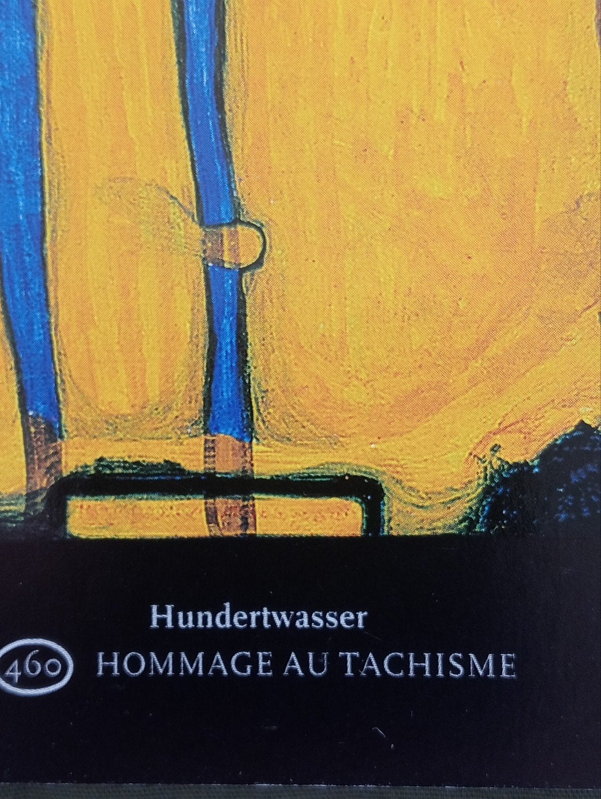 Friedensreich Hundertwasser print 'Hommage au Tachisme' 2001, Ophalen of Verzenden