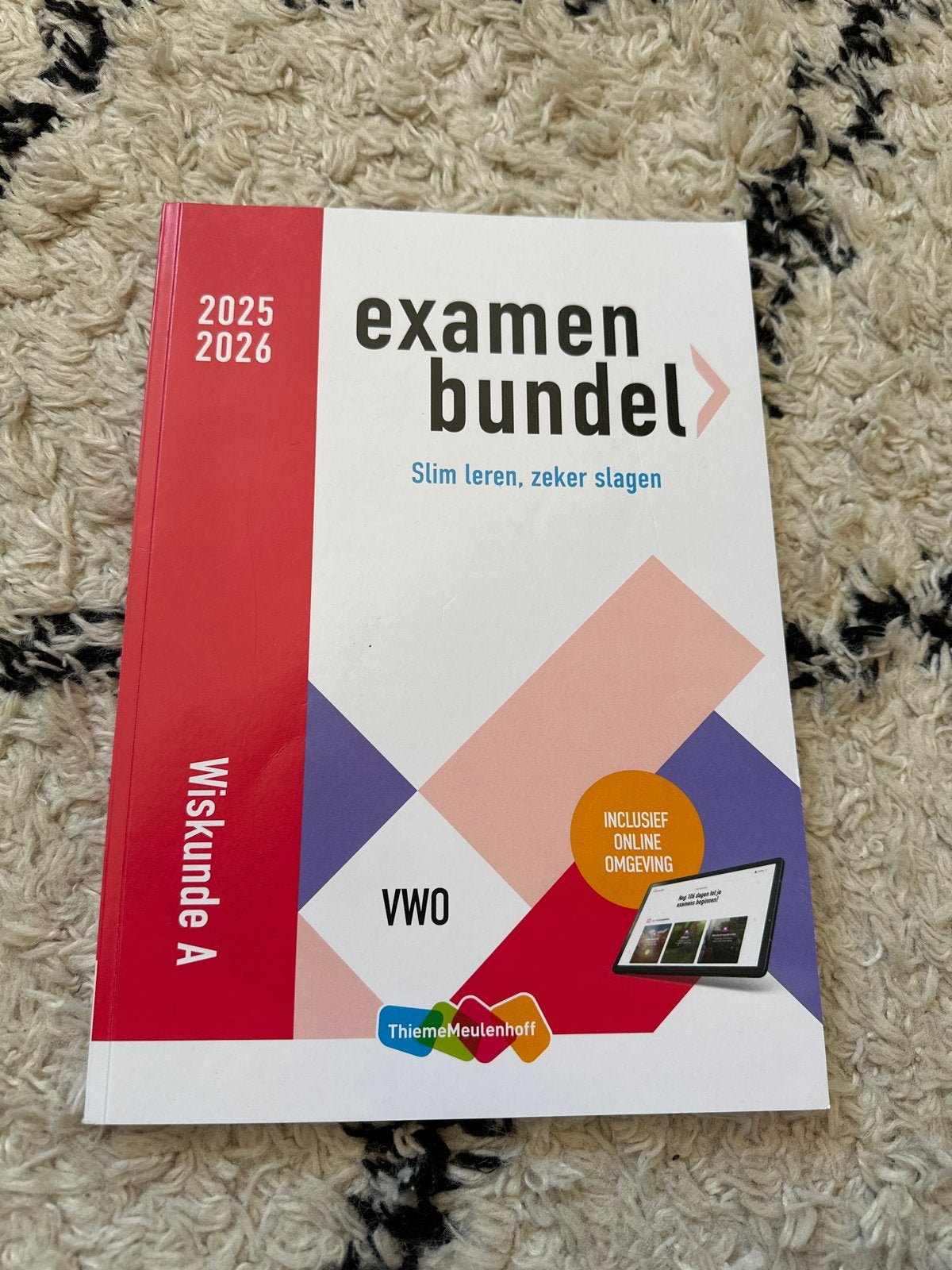 Examenbundel Wiskunde A VWO 2025-2026, Boeken, Schoolboeken, Ophalen of Verzenden, Zo goed als nieuw, VWO, Wiskunde A