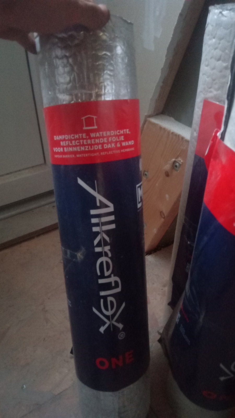 4x Alkreflex One isolatiefolie - Dampdicht en reflecterend, Doe-het-zelf en Verbouw, Isolatie en Afdichting, Minder dan 4 cm, Overige materialen