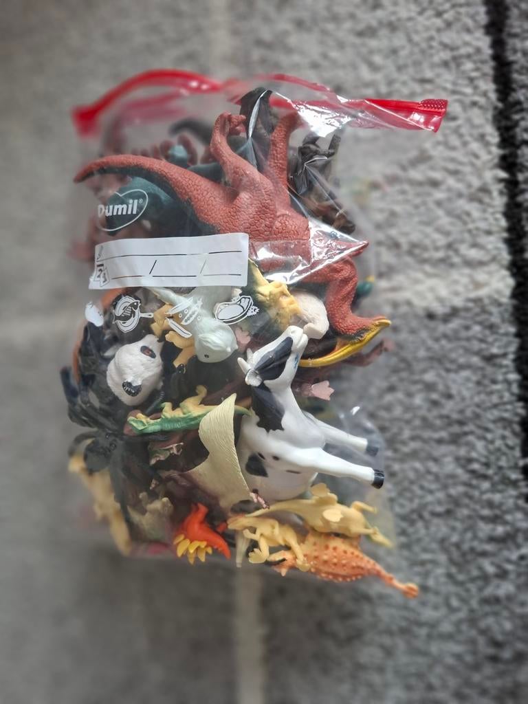 Grote verzameling rubberen dieren en insecten, Ophalen of Verzenden, Gebruikt, Jongen of Meisje