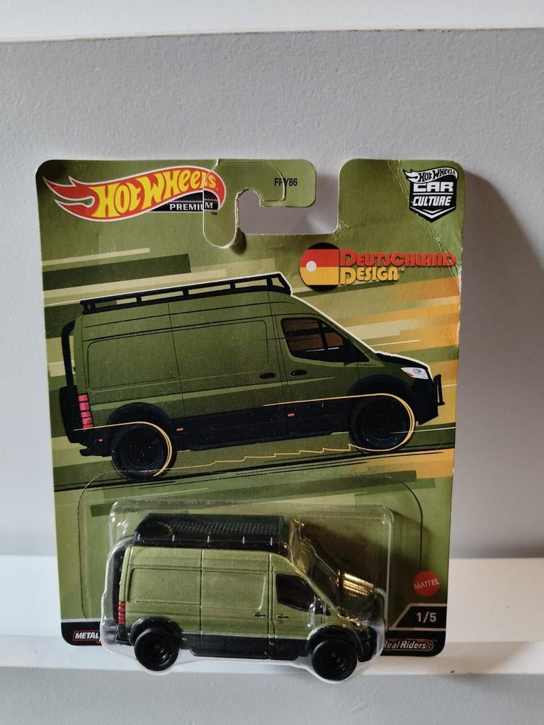 Hot Wheels Mercedes Sprinter Deutschland Design, Ophalen of Verzenden