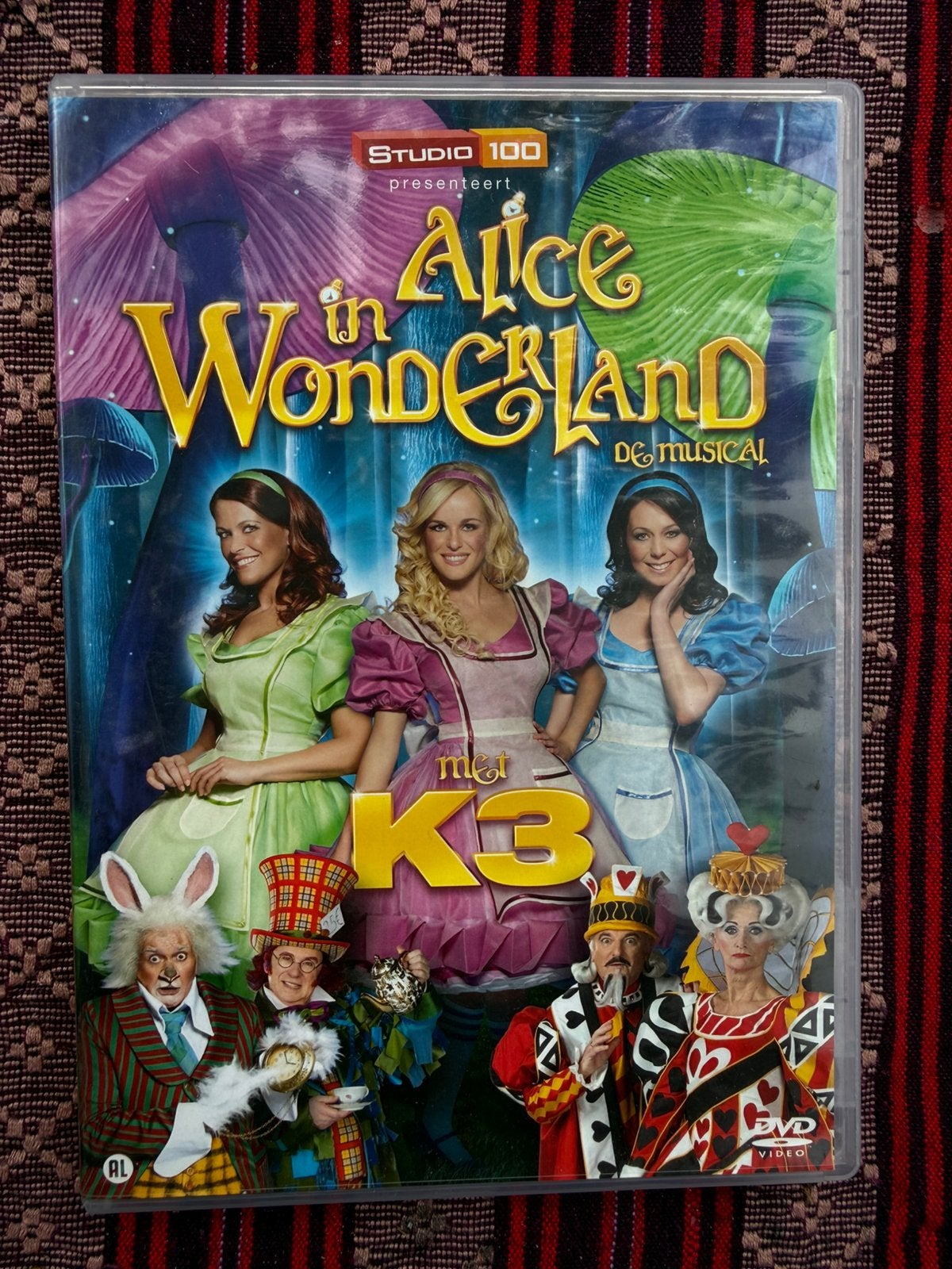 Alice in wonderland musical K3 dvd, Cd's en Dvd's, Alle leeftijden, Ophalen of Verzenden, Zo goed als nieuw
