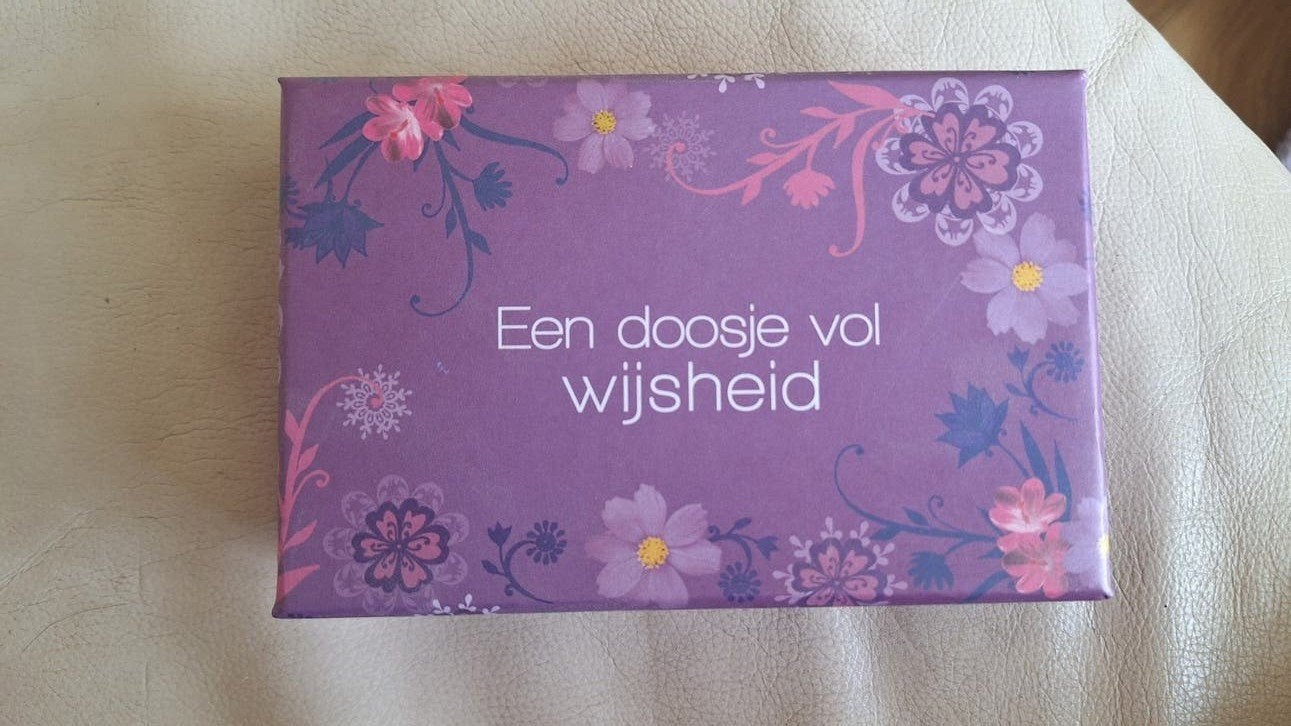 Doosje Vol Wijsheid - Inspirerende Spreuken, Ophalen of Verzenden
