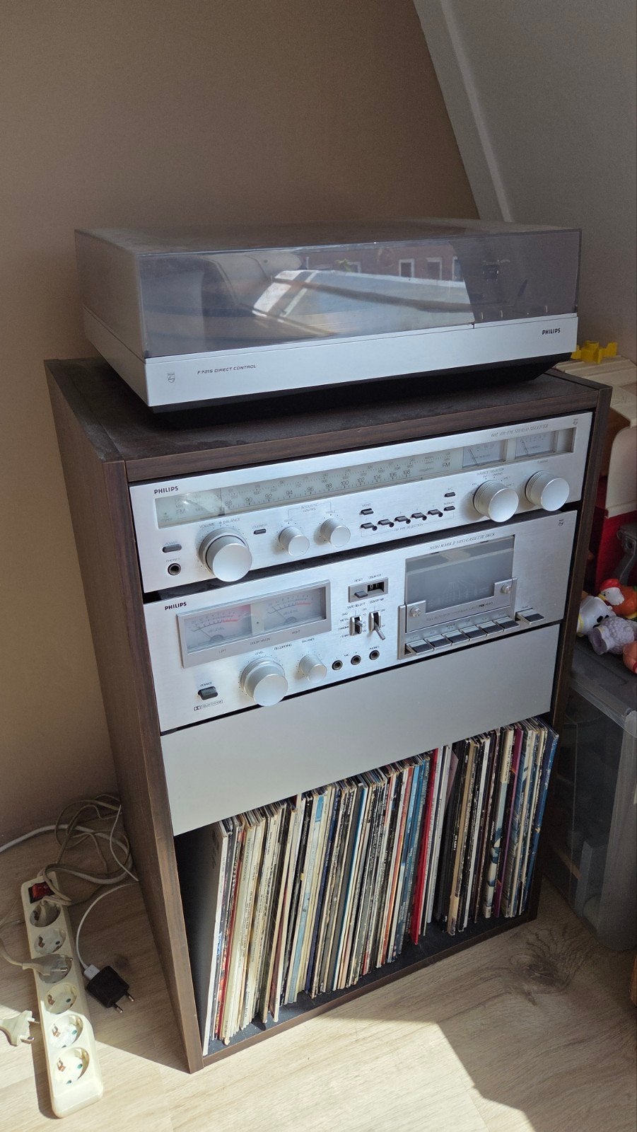 Philips F7215 Direct Control Platenspeler, Ophalen, Gebruikt, Platenspeler, Philips