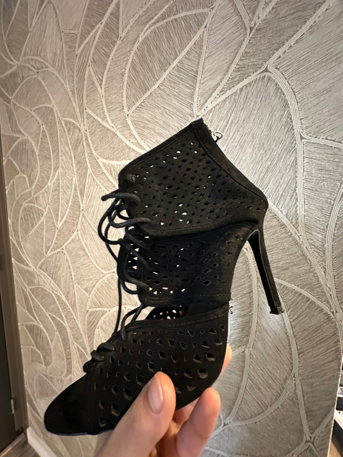 Zara hakken | 37 zwart open neus gaas | Mango Bershka | 37., Pumps, Zwart, Nieuw, Ophalen of Verzenden