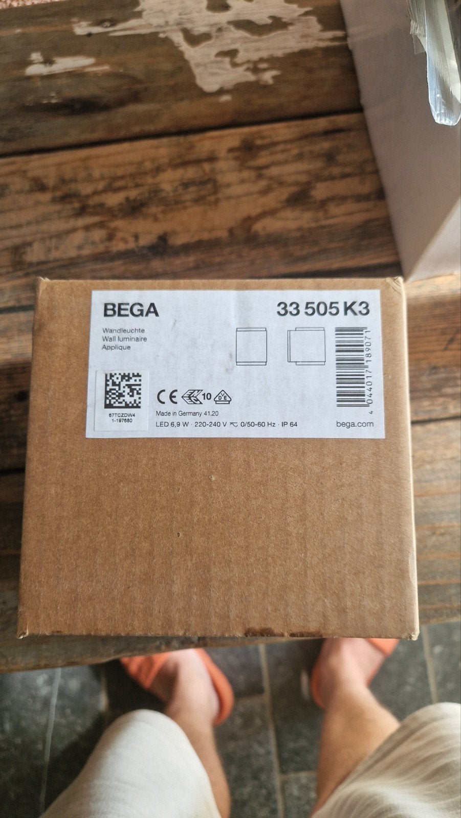 Bega Wandlamp buitenlamp 33505K3 - Nieuw in doos, Ophalen of Verzenden, Nieuw, Buitenlamp