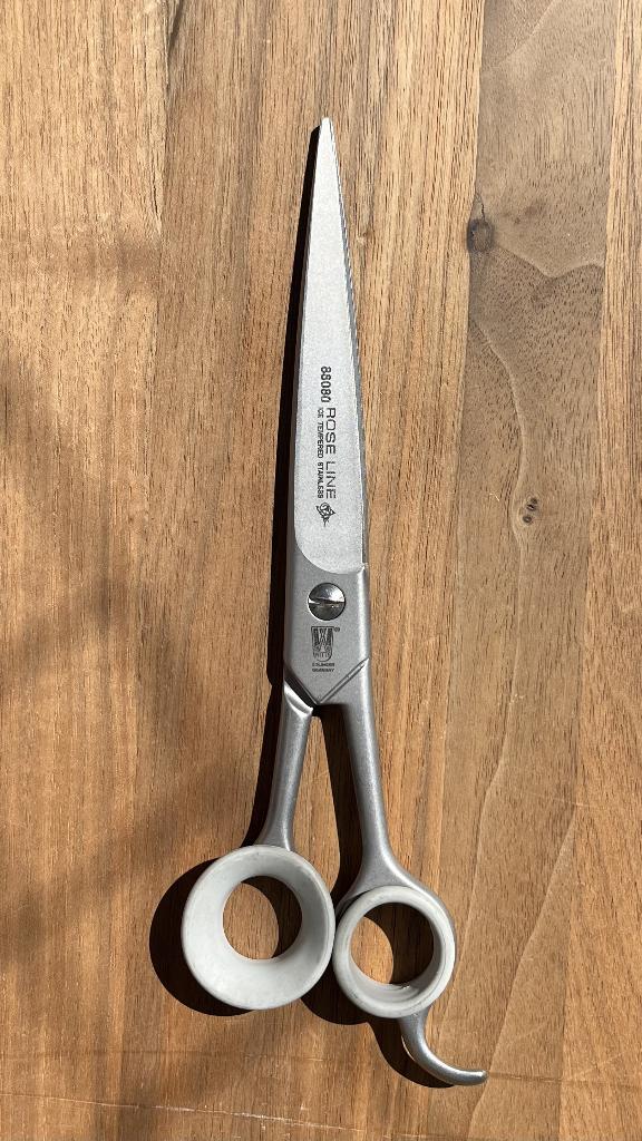 Rechte brede schaar 8" trimschaar Roseline 88080, Ophalen, Zo goed als nieuw