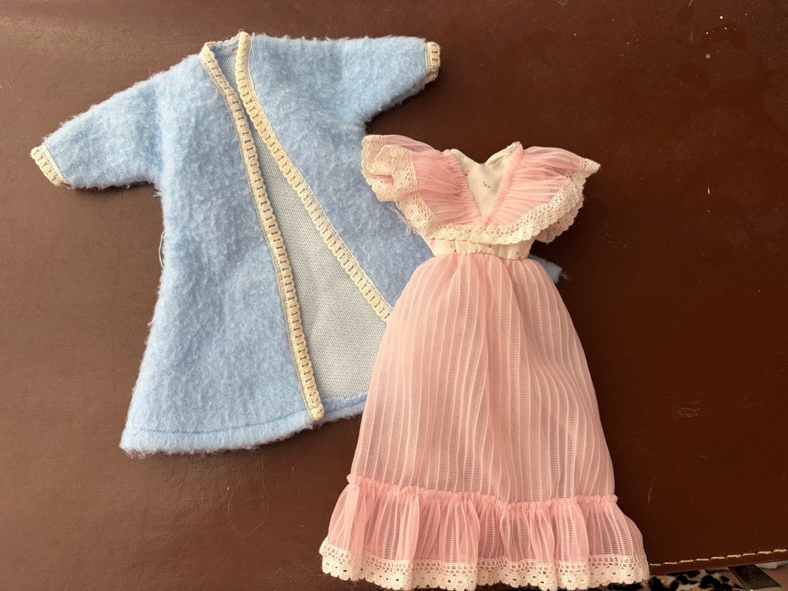 Vintage Barbie/Sindy/Fleur Ochtendjas en Nachtjapon, Ophalen of Verzenden, Gebruikt