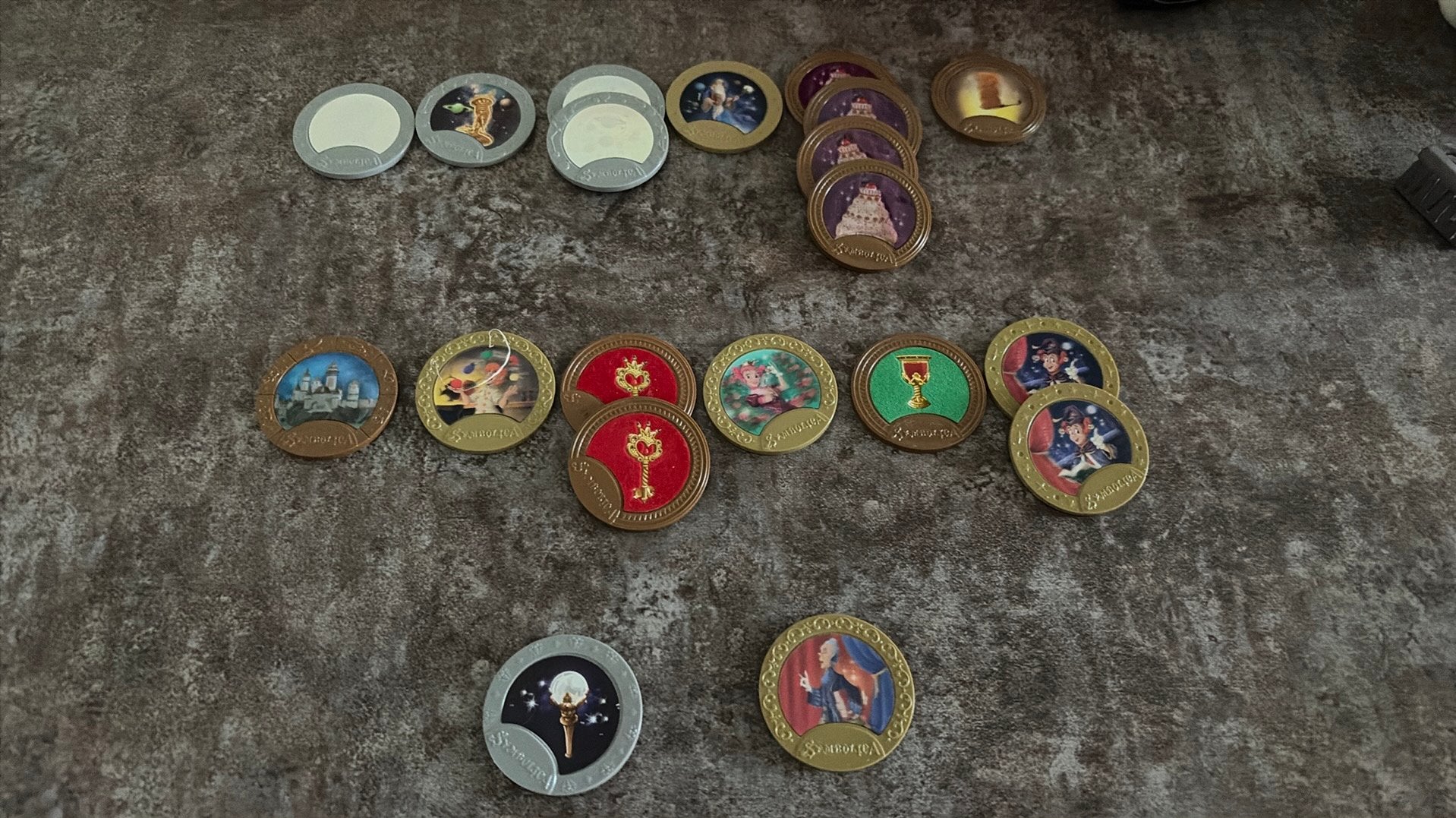 Efteling symbolica munten emte, Verzamelen, Efteling, Ophalen, Zo goed als nieuw, Overige typen