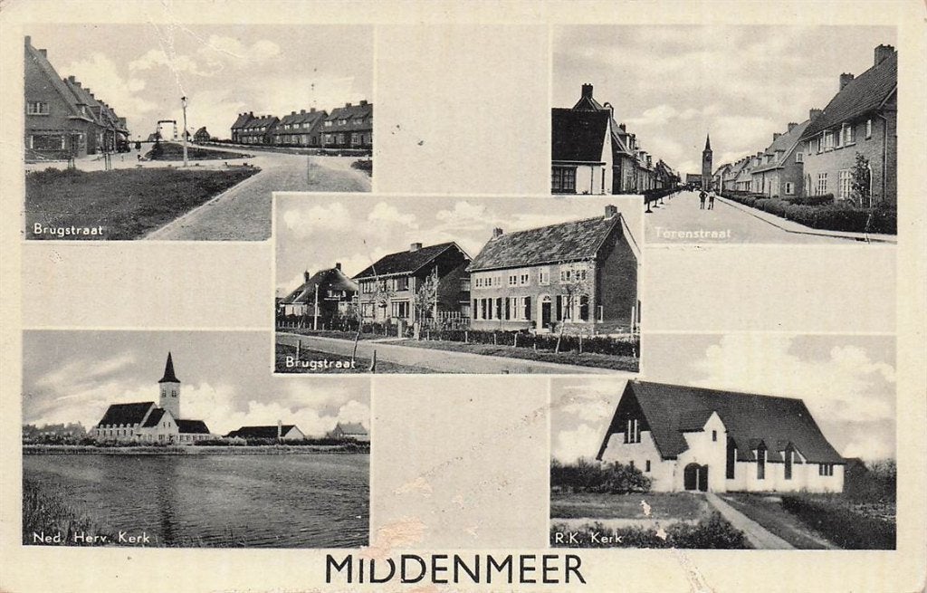 702-499-029 Middenmeer, Verzamelen, Ophalen of Verzenden, Voor 1920, Noord-Holland