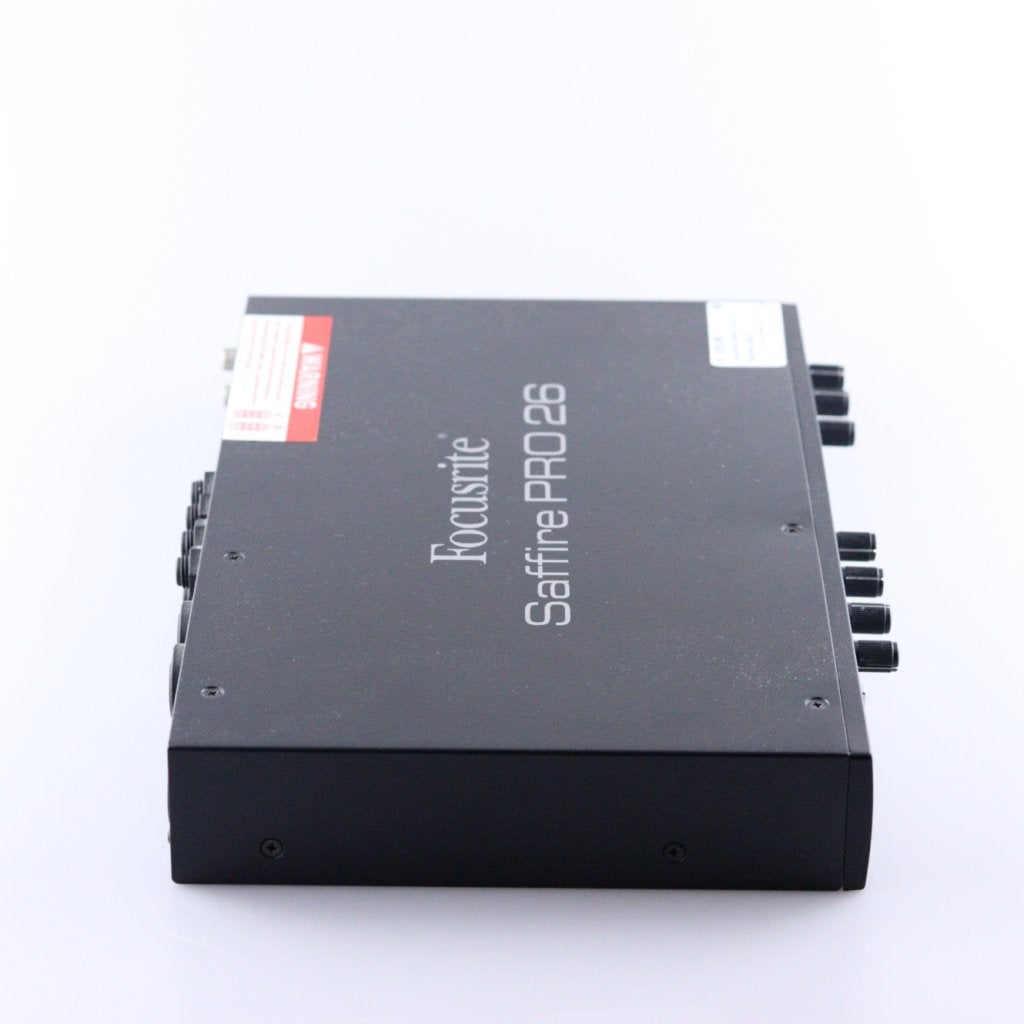 Focusrite Saffire pro 26 Interface Zwart, Focusrite, Gebruikt, https://support.focusrite.com/hc/nl/requests/new, Windsor House, Turnpike Road, High Wycombe HP12 3FX, Verenigd Koninkrijk