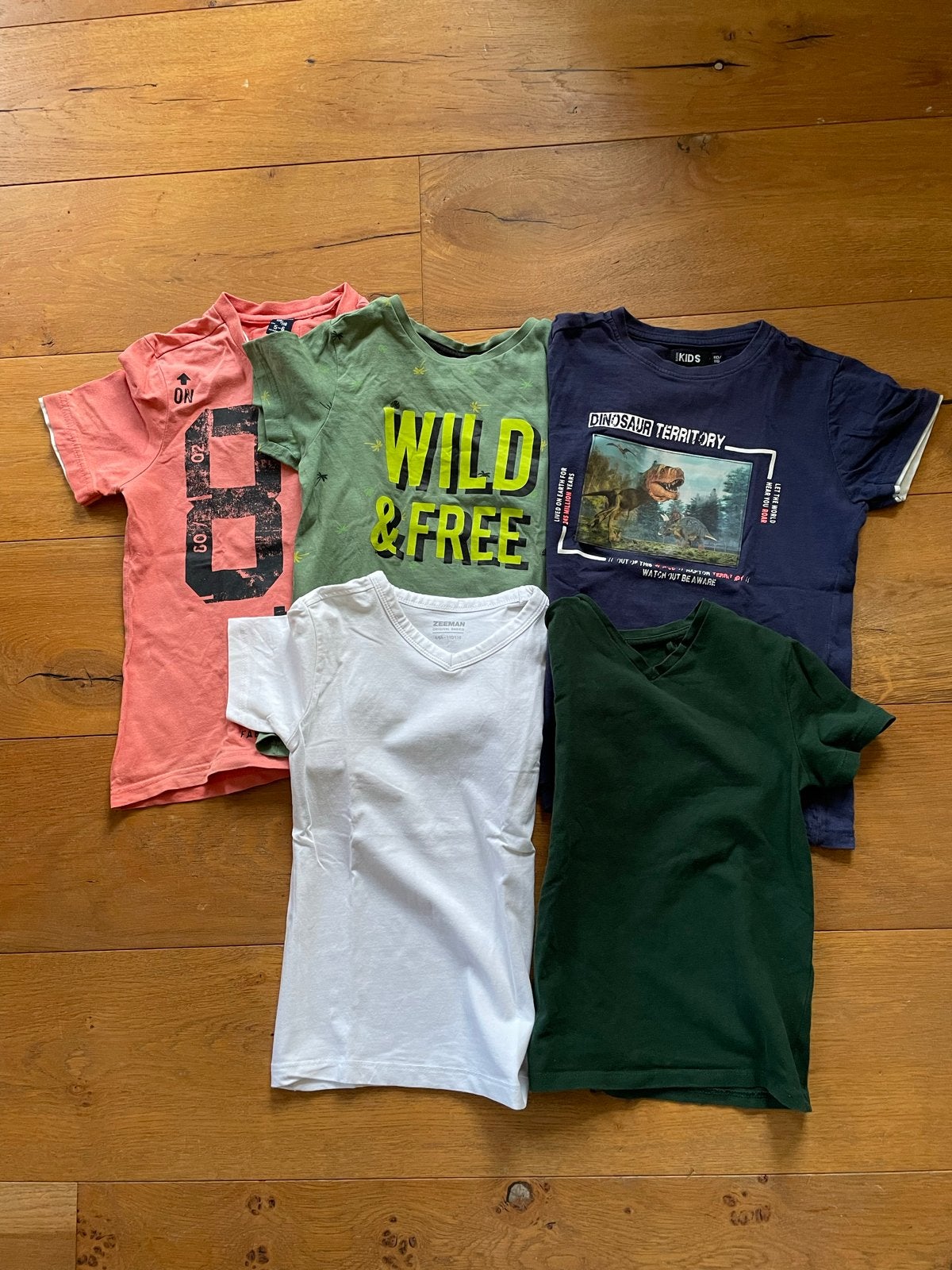 Pakket jongenskleding maat 110-116 (WE, Hema, H&M), Kinderen en Baby's, Kinderkleding | Maat 110, Ophalen of Verzenden, Gebruikt