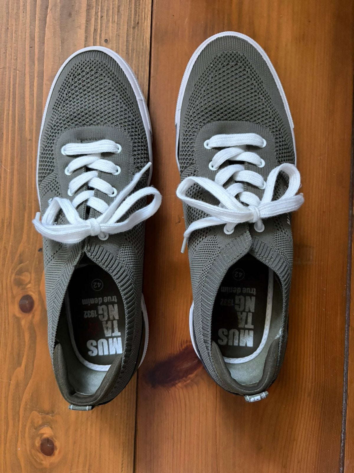 Dames sneakers maat 42 (Mustang), Kleding | Dames, Schoenen, Ophalen of Verzenden, Zo goed als nieuw, Groen, Sneakers of Gympen