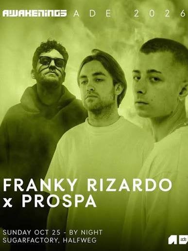 Franky rizardo x prospa ADE 25 oktober 8+ tickets