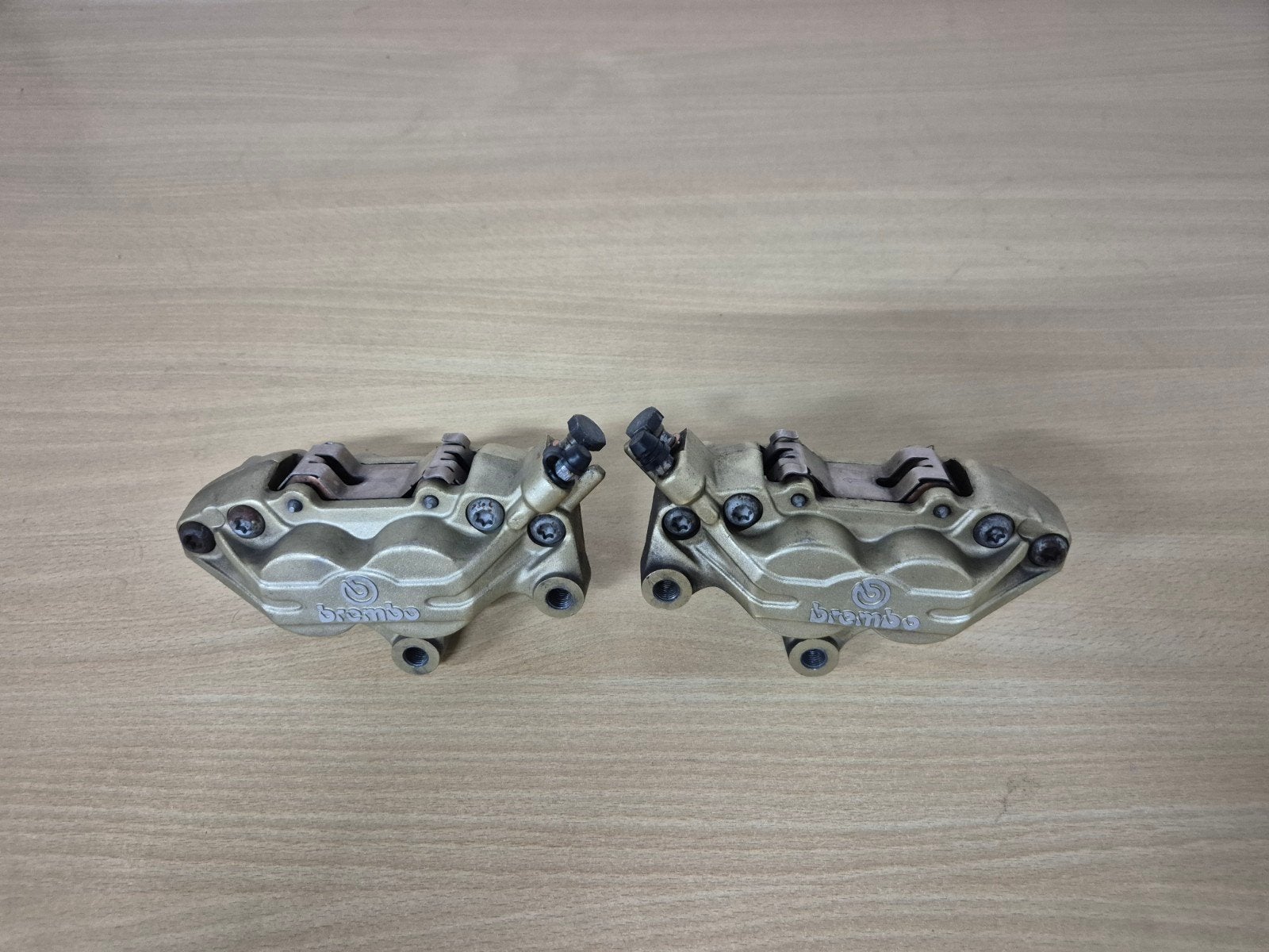 Brembo P2 Gold Remklauwen 65mm Aprilia Ducati, Motoren, Gebruikt, -, -, Brembo