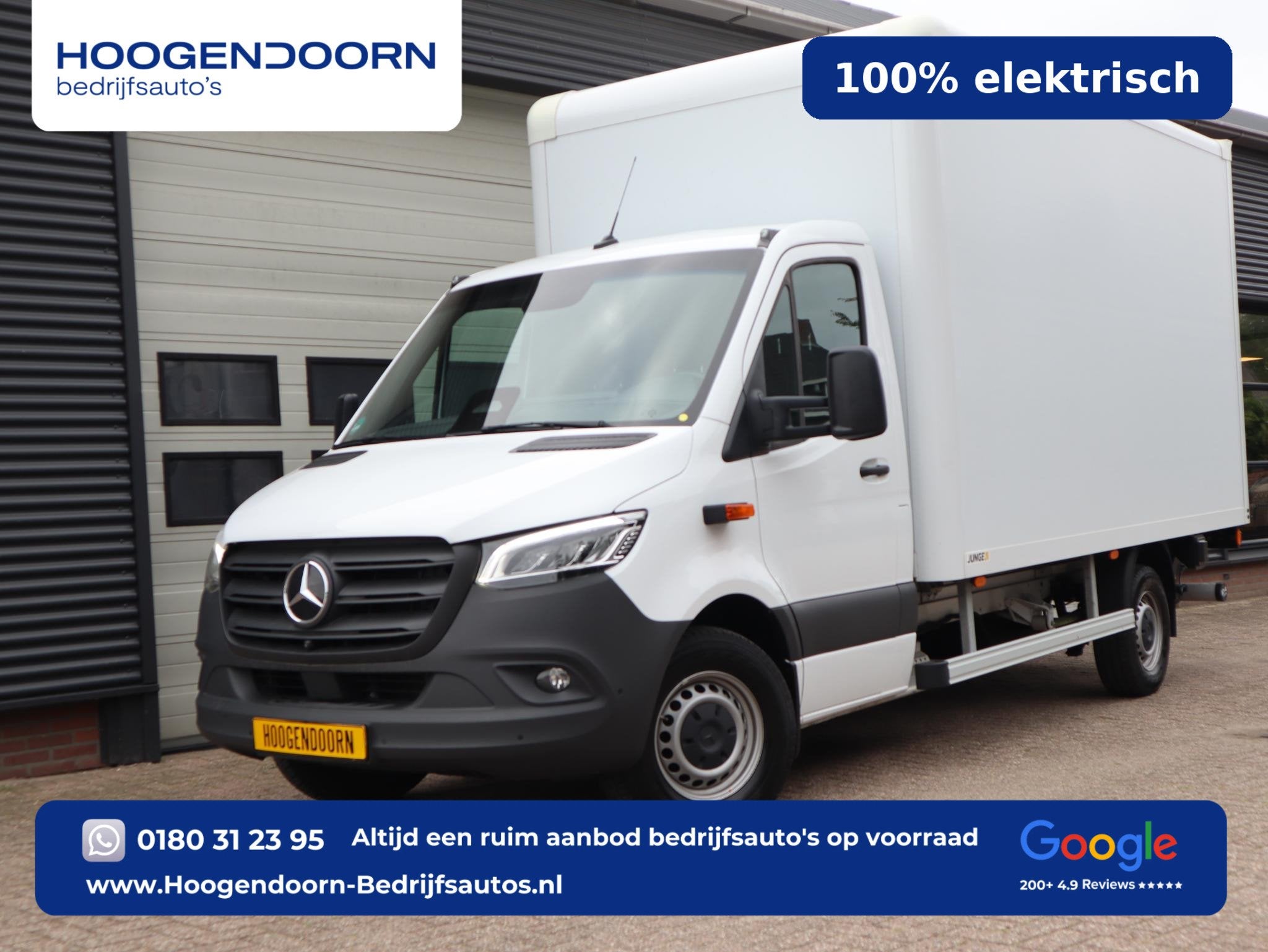 Mercedes-Benz eSprinter 420 81kWh Select Bakwagen - Laadklep, Automaat, 81 kWh, Gebruikt, Wit
