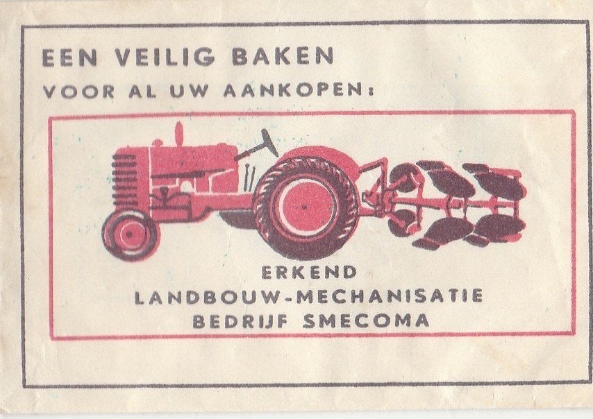 SMECOMA tractor - P.C. Asjes - J Met Nieuwpoortslaan Alkmaar, Ophalen of Verzenden