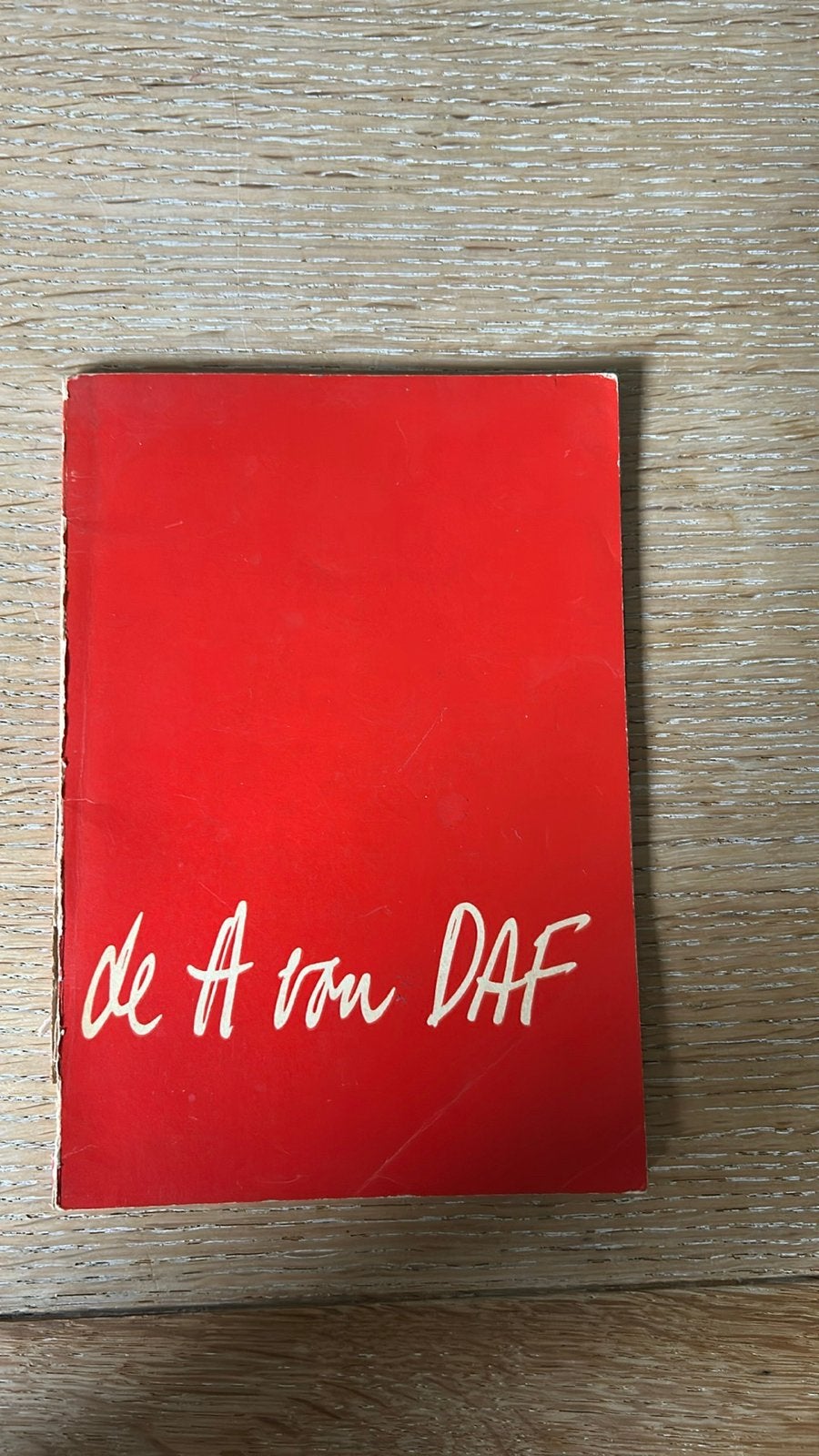 De A van DAF - Historisch Boekje over DAF, Ophalen of Verzenden, Gelezen, Overige merken
