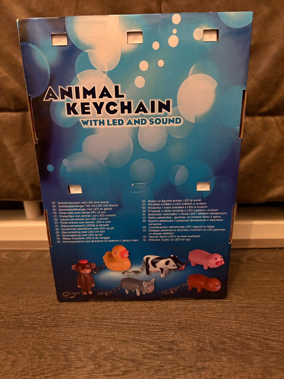 Dieren sleutelhangers met LED en geluid - Nieuw in verpakkin, Ophalen of Verzenden, Nieuw, Dier of Natuur