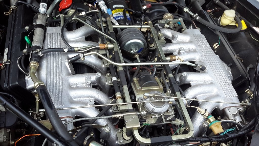 Jaguar XJS 5.3 Convertible V12 AUT U9 1990 Zwart, Auto's, Jaguar, Achterwielaandrijving, Zwart, Leder, Lederen bekleding