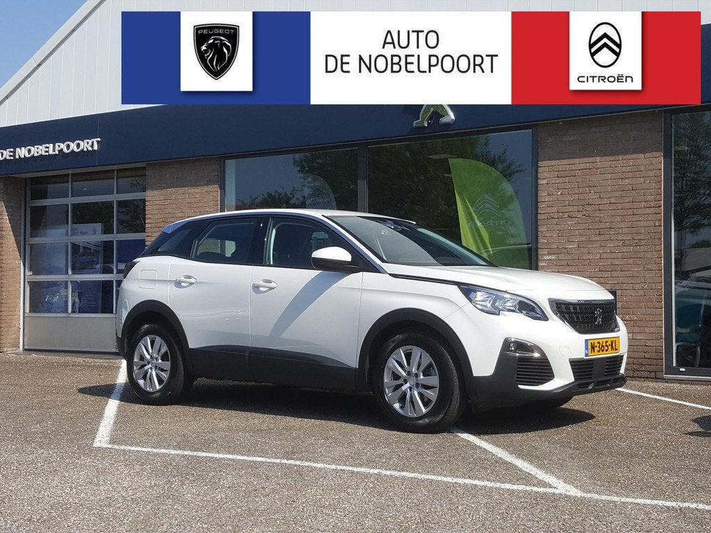 Peugeot 3008 ACTIVE 1.2 PureTech-130pk (VOL)AUTOMAAT (EAT8), Gebruikt, 1295 kg, 1199 cc, Wit