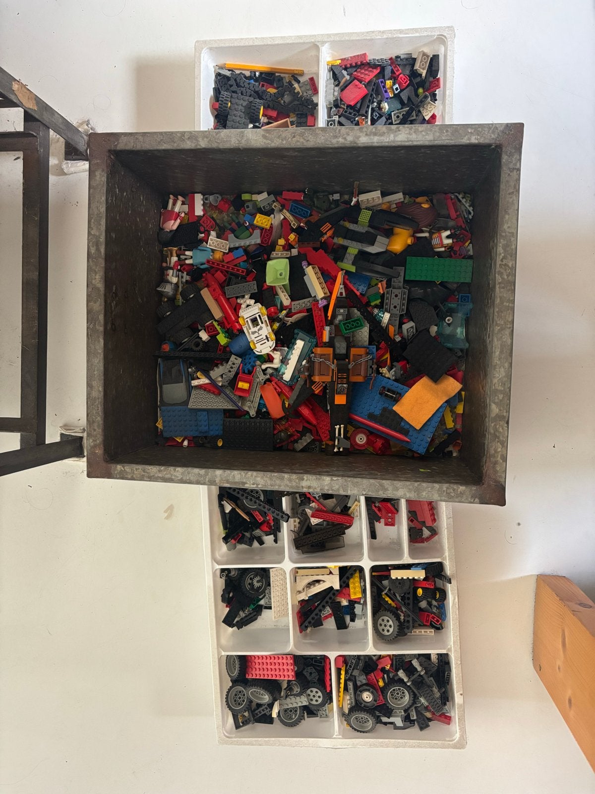 Grote partij diverse Lego bouwstenen en onderdelen, Gebruikt, Inclusief extra onderdelen, Lego, Ophalen of Verzenden