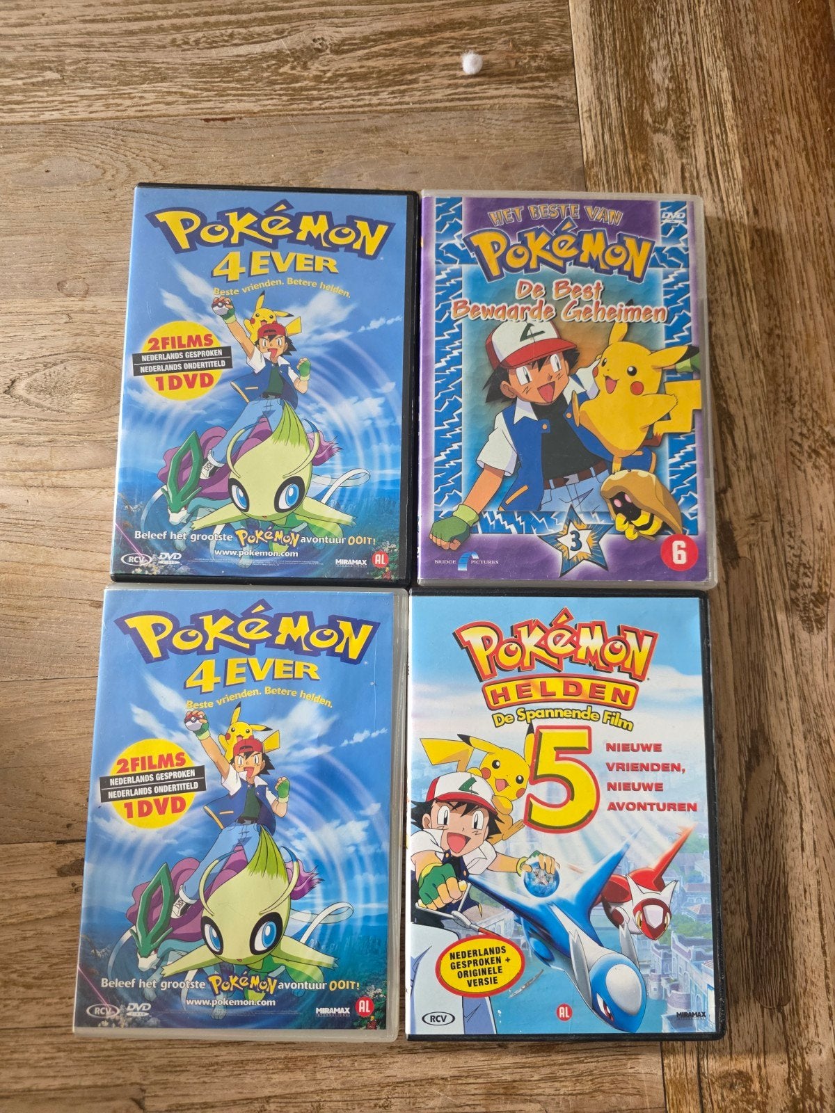 Pokémon DVD's: 4 Ever, De Best Bewaarde Geheimen, Helden, Cd's en Dvd's, Gebruikt, Animatie, Verzamelbox, Alle leeftijden
