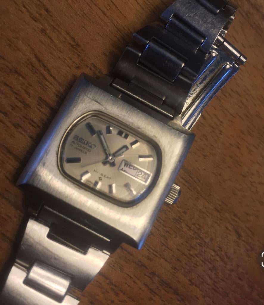 Vintage Seiko horloge 2906-7000 (1977) – origineel bandje, Ophalen of Verzenden, Zo goed als nieuw