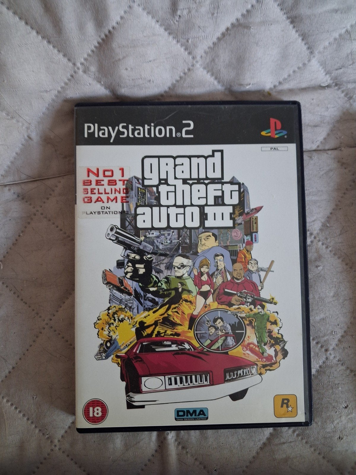 Grand Theft Auto III (GTA 3) voor PlayStation 2 TEAB, Gebruikt, Vanaf 18 jaar, 1 speler, Ophalen