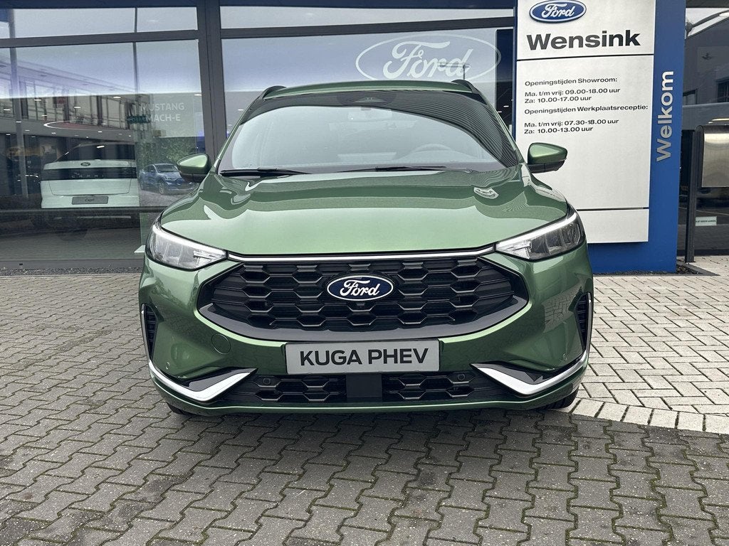 Ford Kuga 2.5 PHEV ST-Line X €5.000,- Voordeel | Winter pa, Auto's, Ford, 14 kWh, 4 cilinders, Leder en Stof, Plug-in hybride