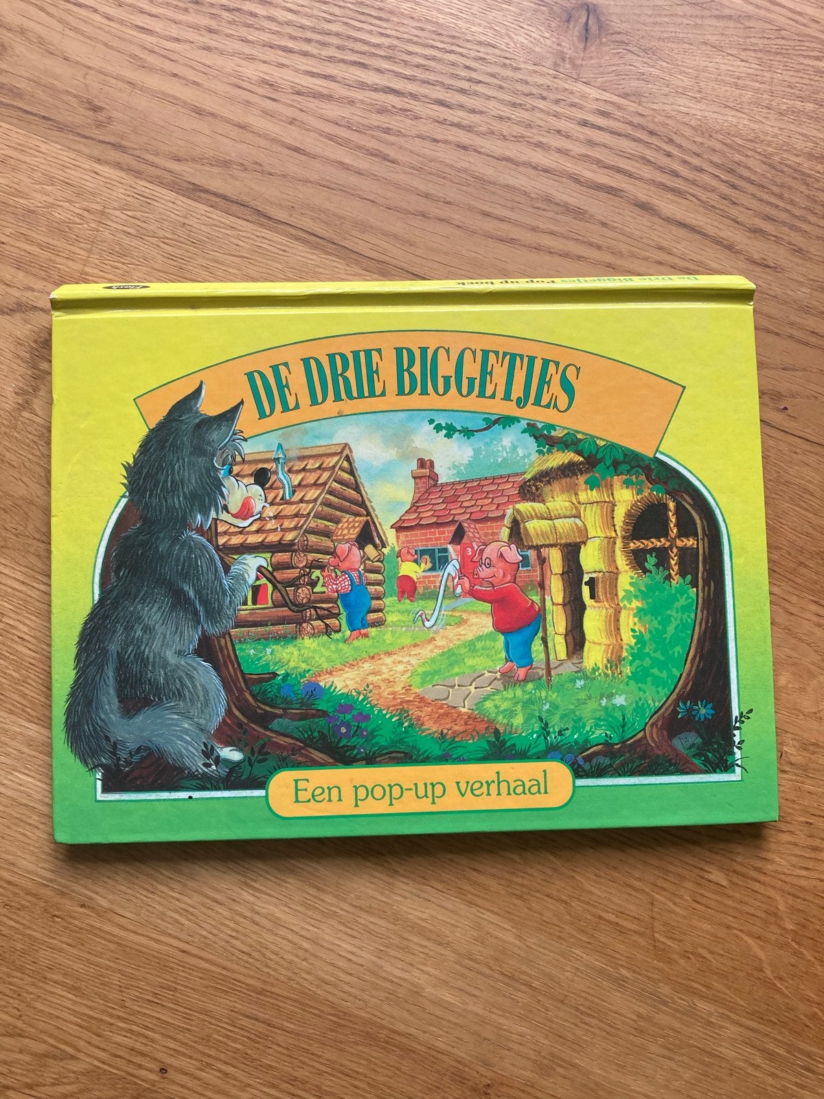 De Drie Biggetjes - Een pop-up verhaal- zgan, Boeken, Ophalen of Verzenden, Zo goed als nieuw, Uitklap-, Voel- of Ontdekboek, 2 tot 3 jaar