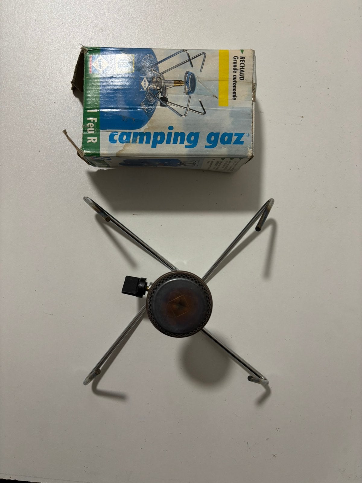 Opvouwbaar gasstel, Ophalen, Gebruikt