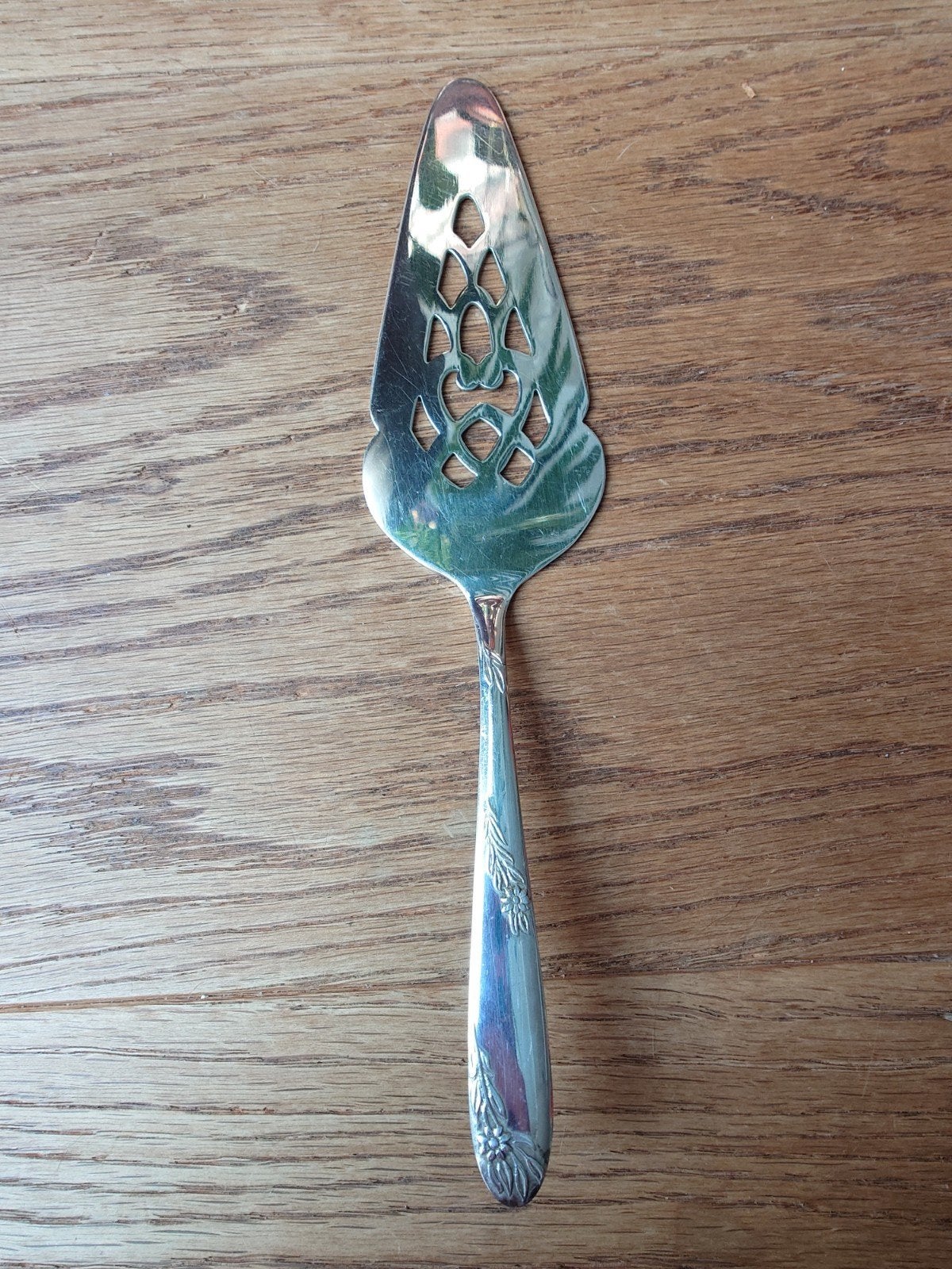 Kleine oude taartschep Angora Silver Plate co LTD, Antiek en Kunst, Ophalen of Verzenden