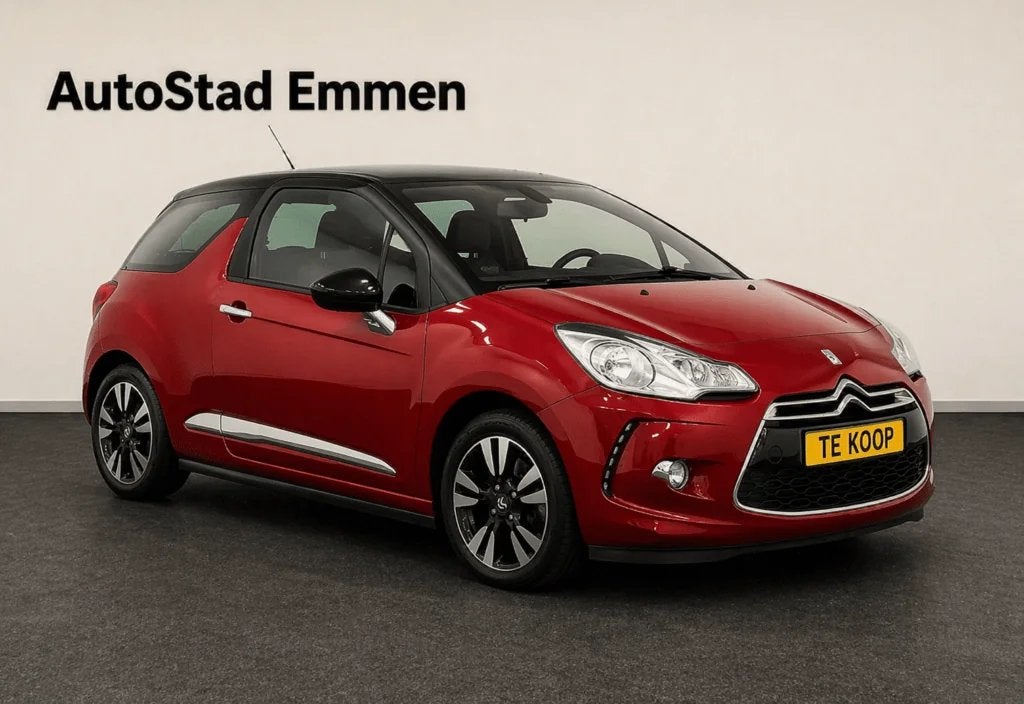 Citroën DS3 1.4 VTI 2012 Rood, Auto's, Citroën, Voorwielaandrijving, 40 €/maand, Bedrijf, Handgeschakeld