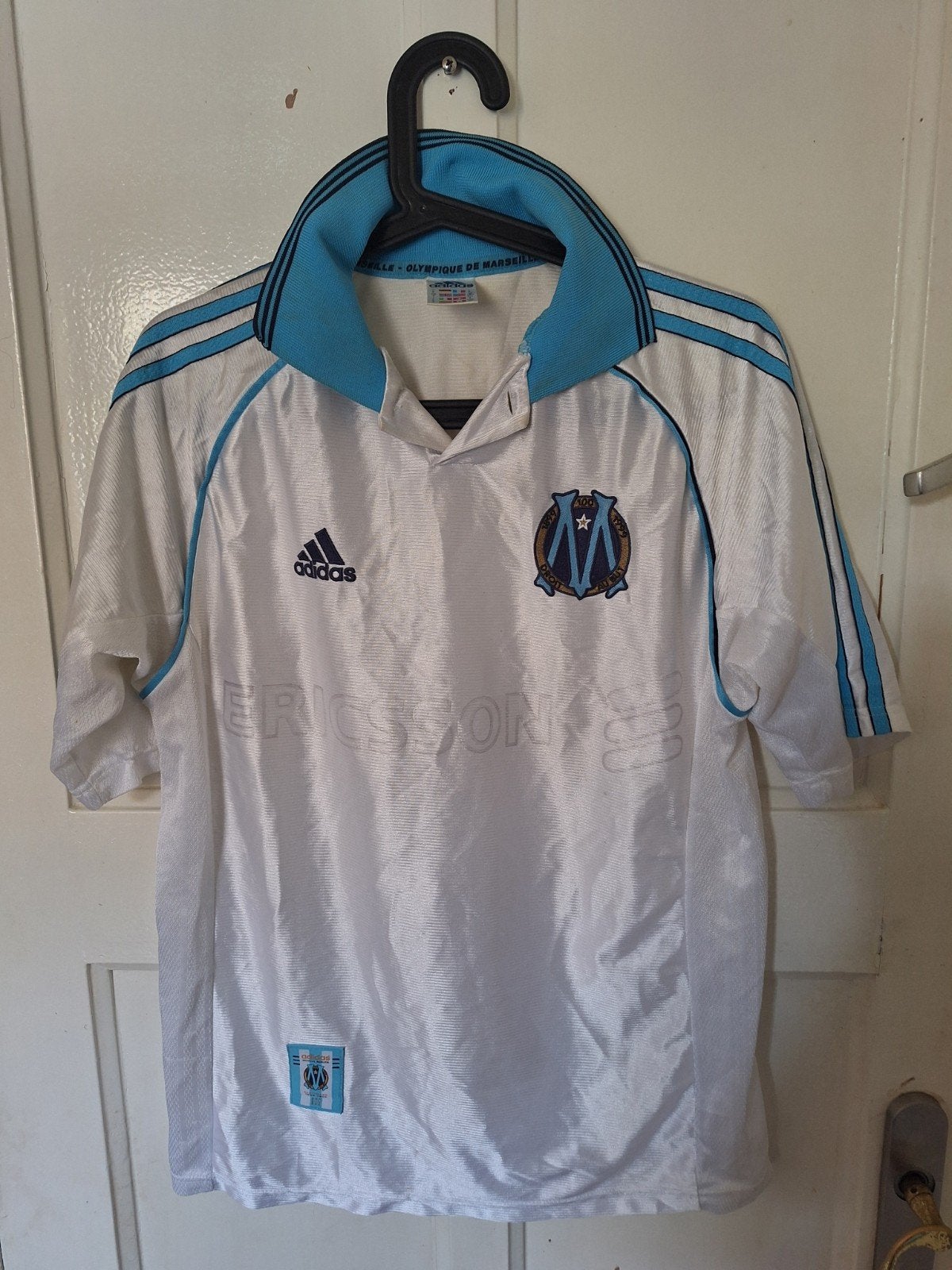 Vintage Olympique de Marseille shirt – Adidas Maat s, Ophalen of Verzenden