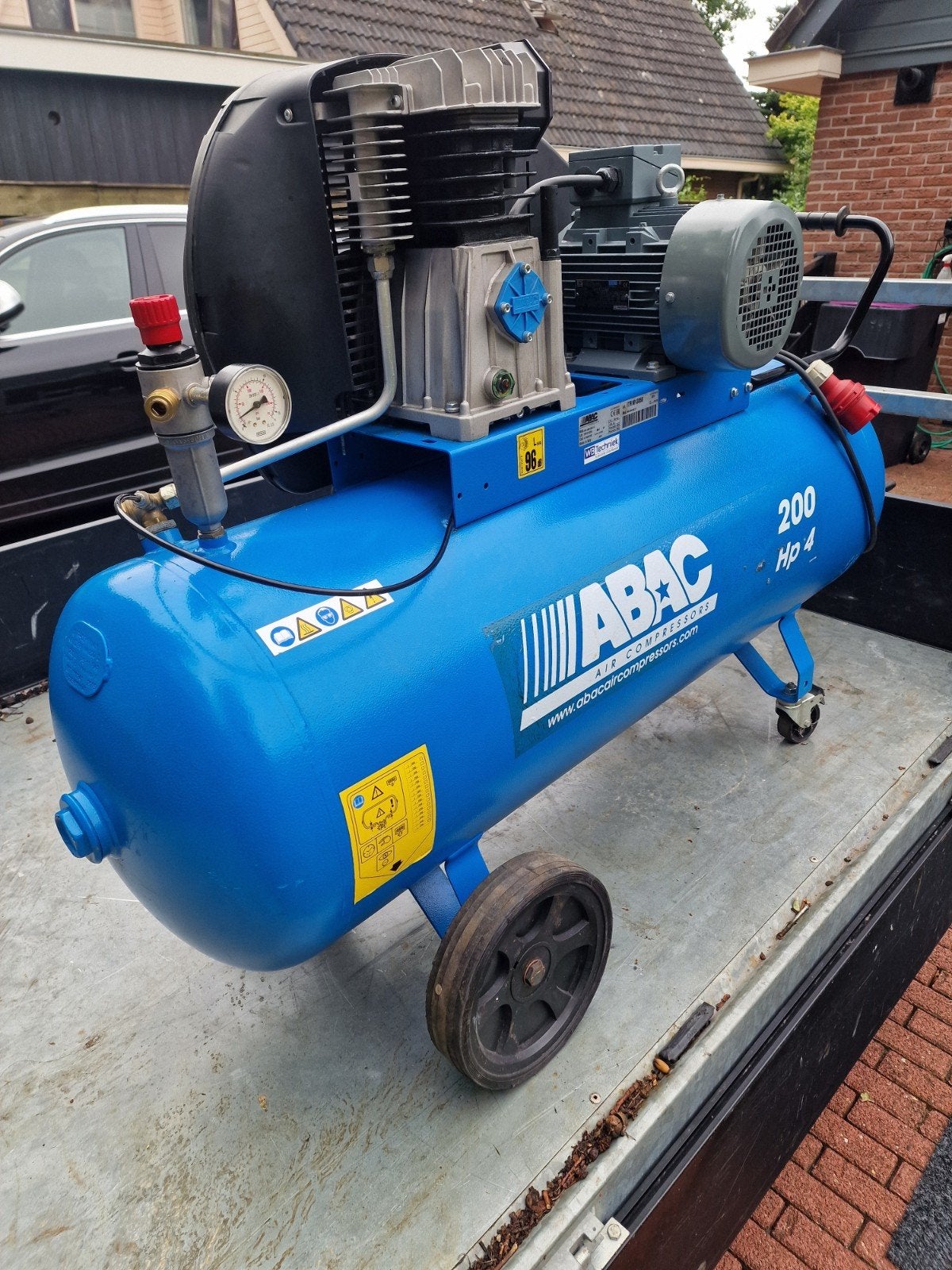 ABAC HP4 Compressor, 100 liter of meer, Ophalen of Verzenden, Zo goed als nieuw