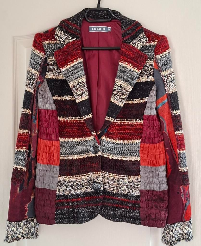 LULU-H Patchwork Blazer/Jasje Maat M, Maat 38/40 (M), Ophalen of Verzenden, Zo goed als nieuw, LULU-H