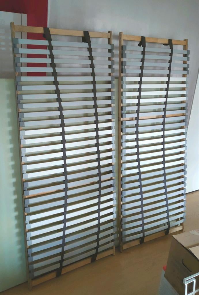 Lattenbodems en matras 160x200, Ophalen, Tweepersoons, 200 cm, 160 cm