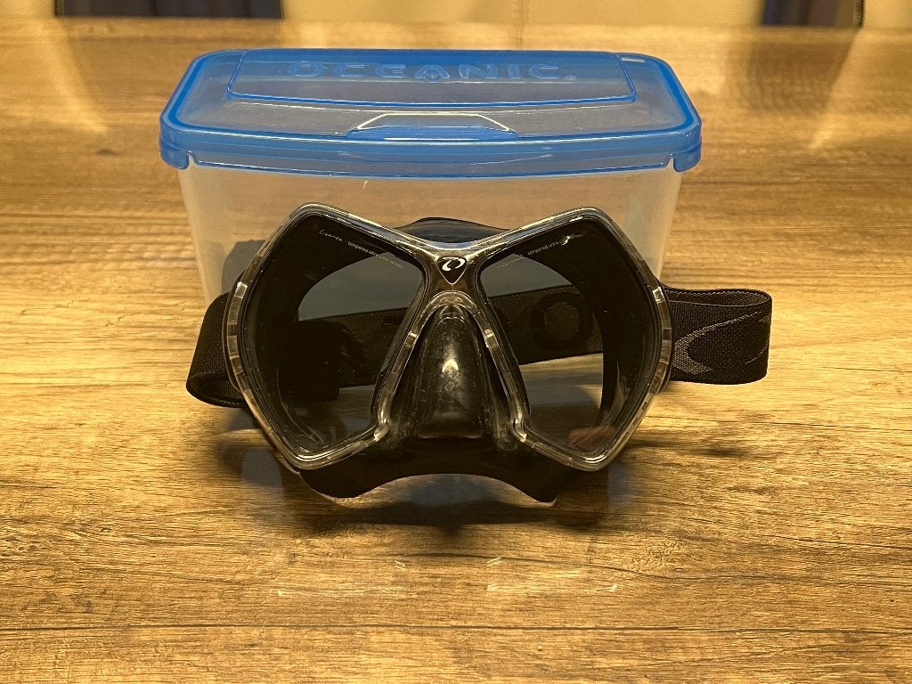Oceanic Cyanea duikmasker, Watersport en Boten, Ophalen of Verzenden, Zo goed als nieuw, Duikbril of Snorkel