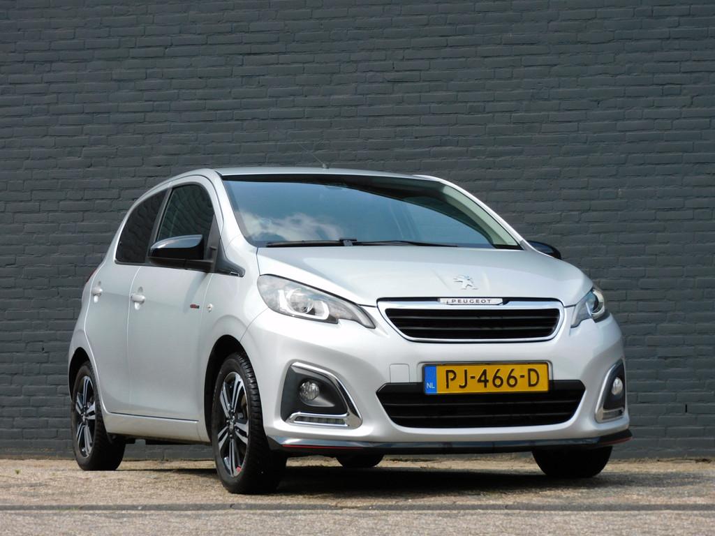 Peugeot 108 1.2 Puretech GT-Line TOPSTAAT! NAVI! ACHTERUITRI, Voorwielaandrijving, Stof, Gebruikt, 1199 cc